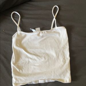 White crop top